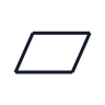 Flatness GD&T symbol: Parallelogram